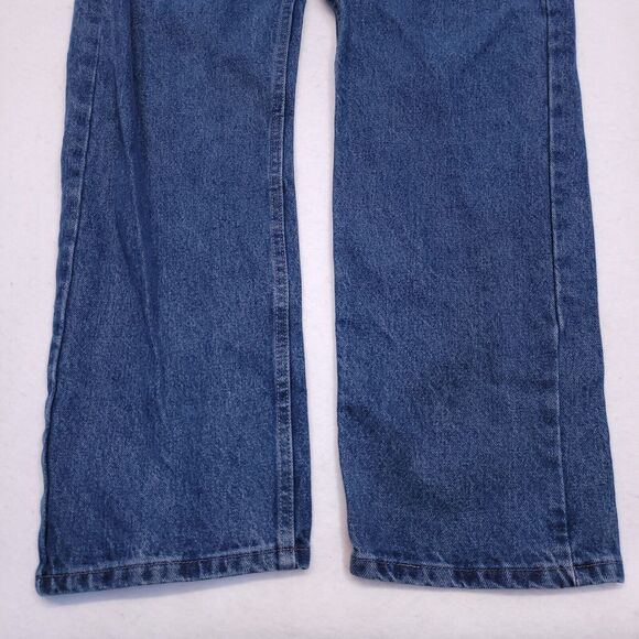 Wrangler Authentics Button Zip Denim Medium Wash Jeans Mens Size 36x30 Blue - Picture 3 of 10